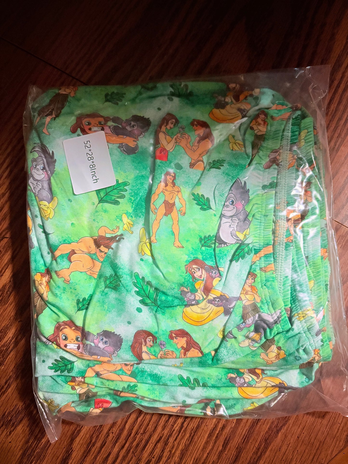 Bamboo bliss jungle man crib sheet