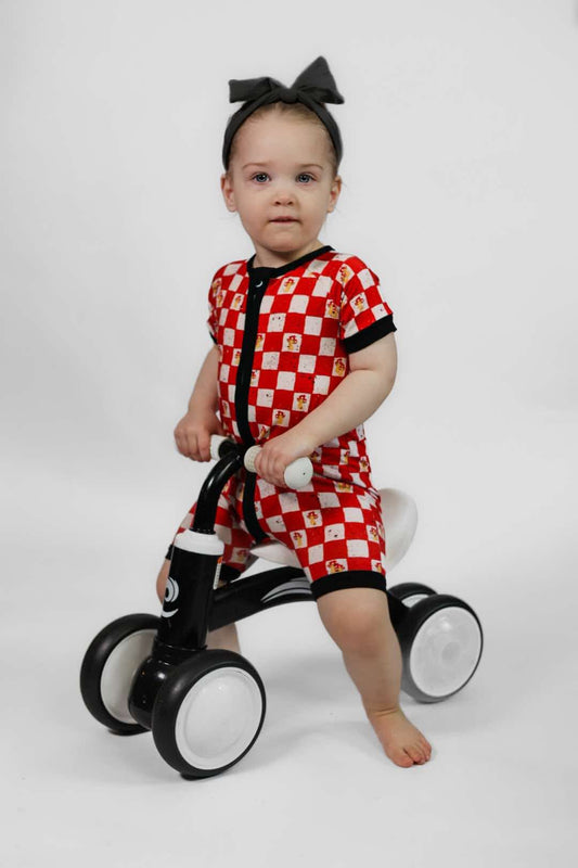 Checkerboard mushrooms shortie